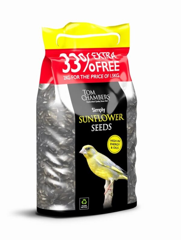 Simply Sunflower Seeds - 33% FOC -  2kg