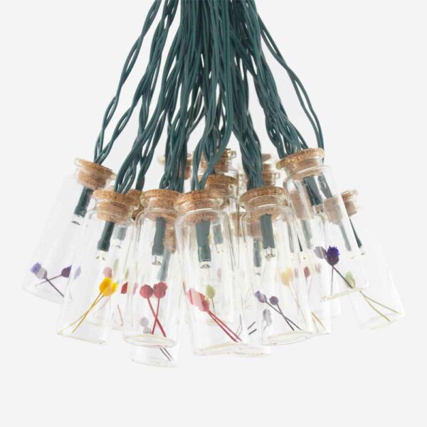 Solar Powered & USB Flower Jar String Lights