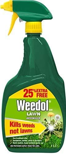 Weedol Lawn Weedkiller Gun 800ml + 25% Free