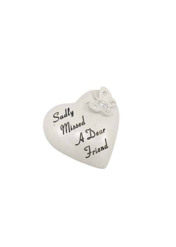 Friend Memorial Butterfly Heart