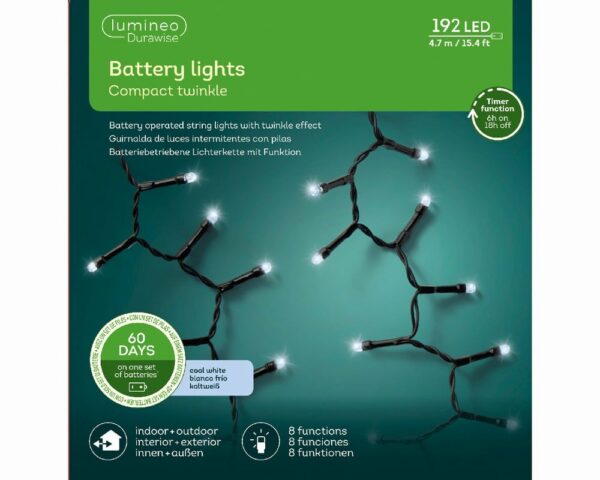 192 Battery Powered LED Compact Lights