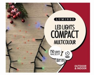 750 Multi-Coloured Compact Twinkle LED Lights