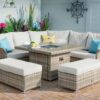 Heritage Grand Square Corner Sofa Unit With Fire Pit - Image 2