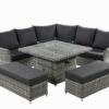 Heritage Grand Square Corner Sofa Unit With Fire Pit