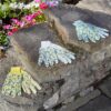Cotton Grips Gardening Gloves - Lemon Triple Pack Med/Size 8