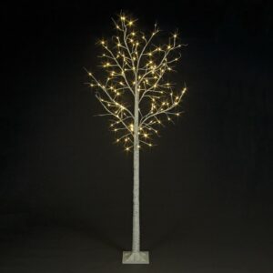 2.4m Birch Tree with WQarm White Lights
