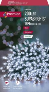 200 White Multi-Action Supabrights LED Lights
