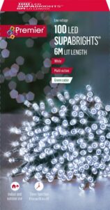 100 White Multi-Action Led Lights