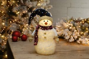 45cm Lit Snowman