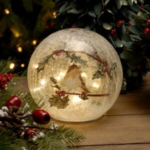 Lit Glass Decorations