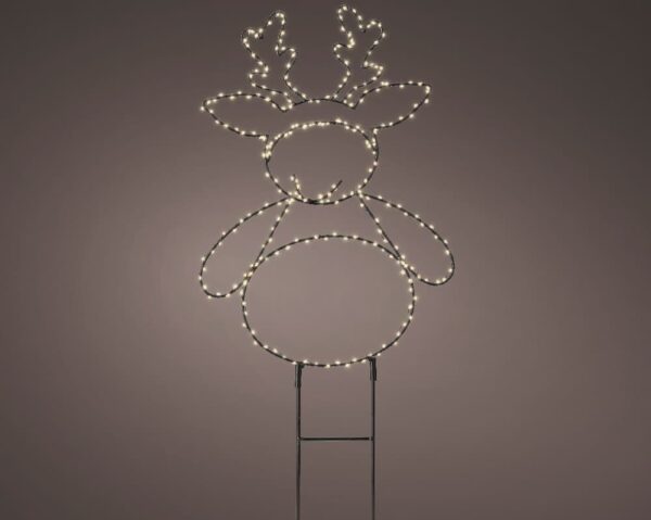 48cm Micro LED Metal Stake Reinideer