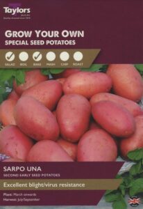 8 Sarpo Una Seed Potatoes
