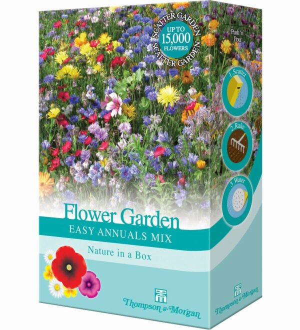 Flower Garden Easy Annuals Mixed Scatter Pack