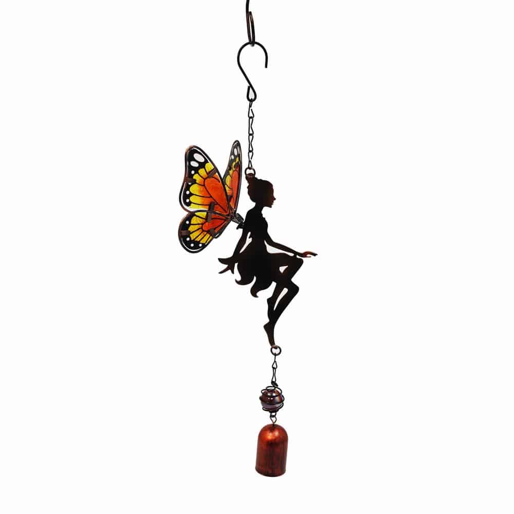 Orange Hanging Fairy Bell Chime