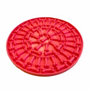 Red Pet Silcone Lick Mat