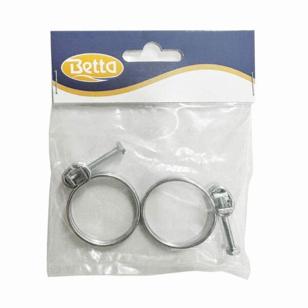 Two double Wire Hoseclips.