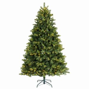 6ft Artificial Freiburg Pre-Lit Green Pine