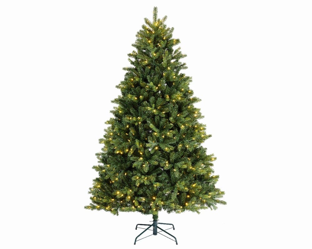 6ft Artificial Freiburg Pre-Lit Green Pine