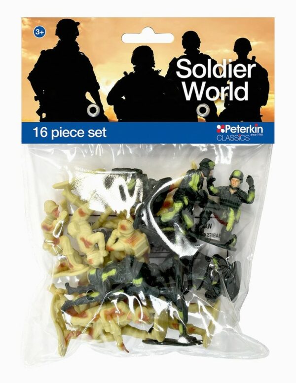 Plastic Soldier world 16pc pieces