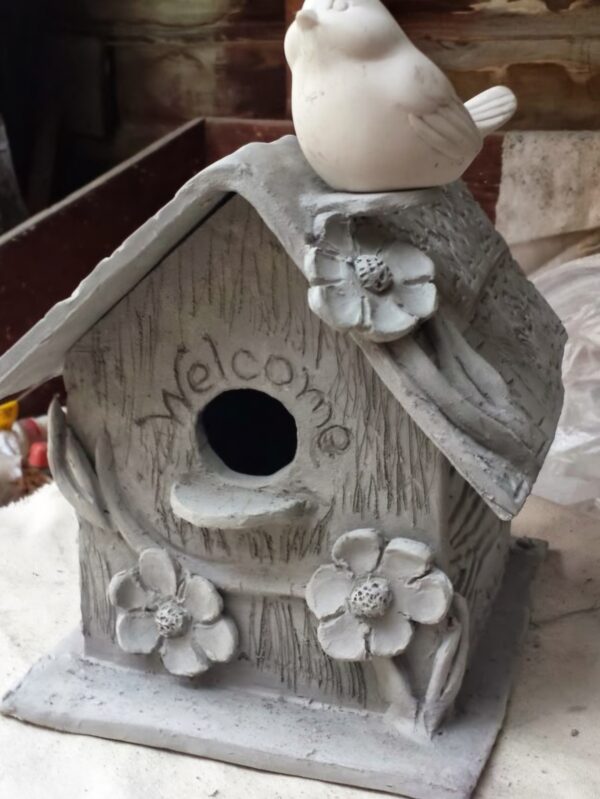 Slab Built Tea Light House or Bird House - Clay Workshop