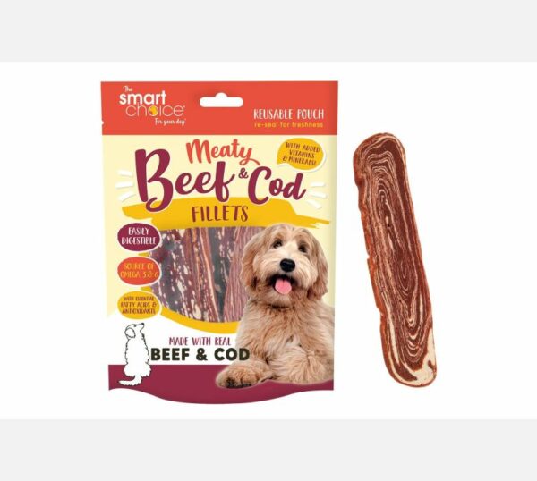 Beef & Cod Fillet Dog Treat 7 Pack