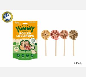 Meat Free Lollipop Dog Treat 125g 4pk