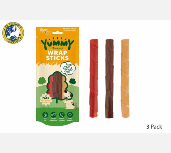 Meat Free Mega Roll Dog Treat 130g 3pk