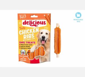 Chicken & Munchy Rib Dog Treat 5pk 70g