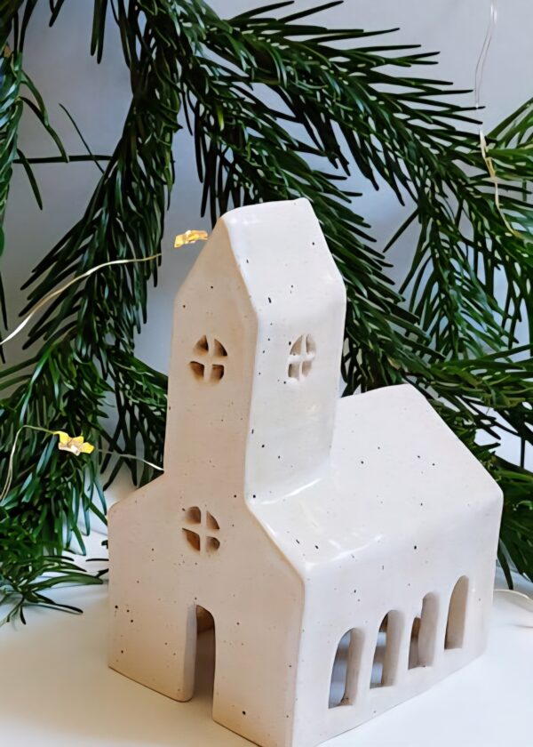 Christmas Village Scene - Clay Workshop