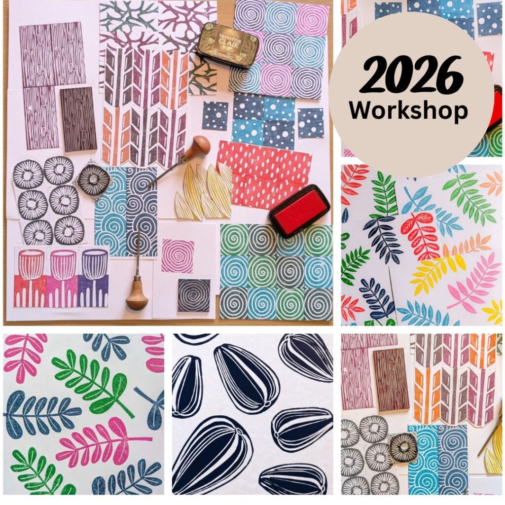 Beginners Lino Print Workshop Mark Making & Pattern Creating - Gordon Rigg