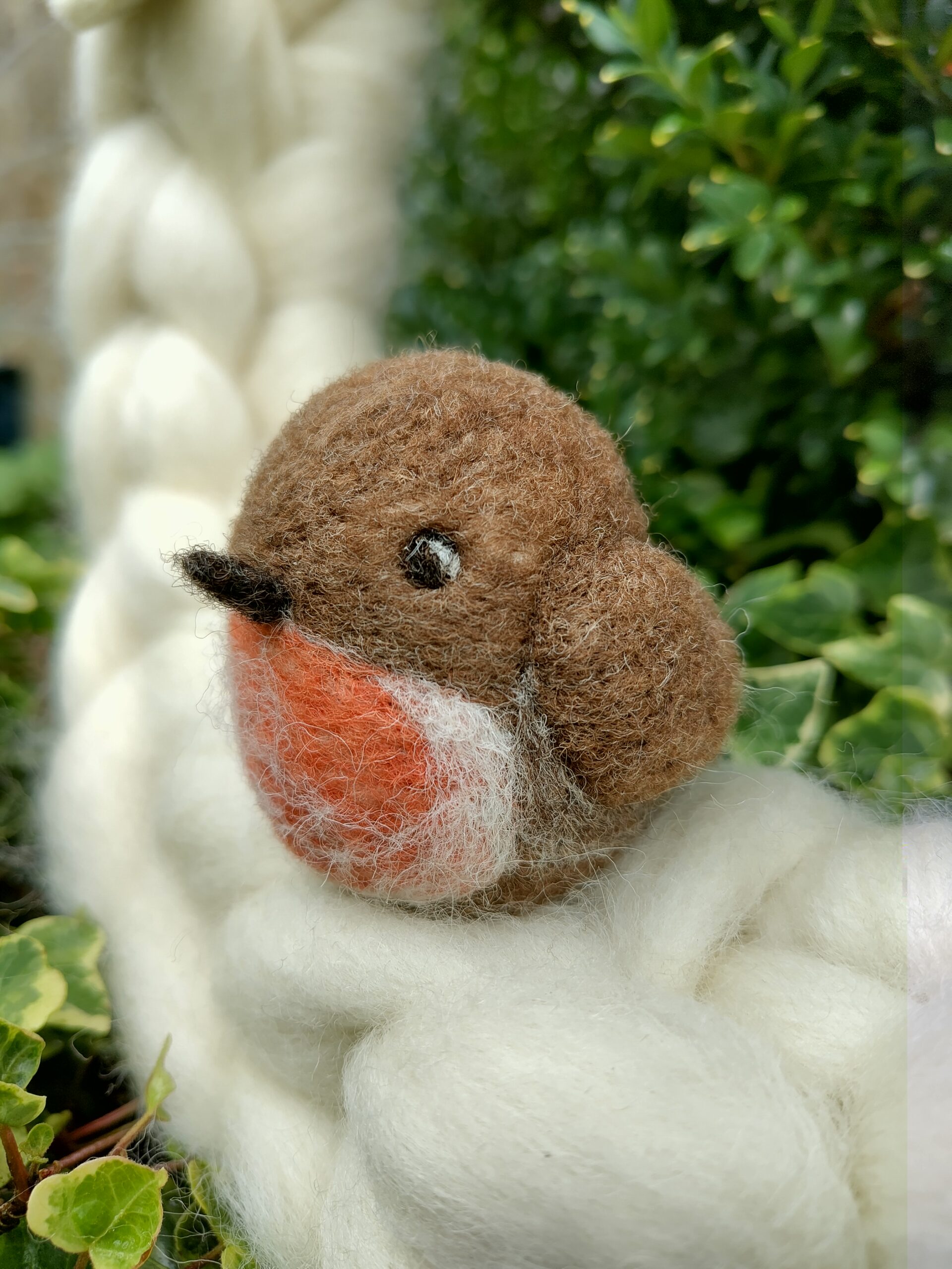 Needle Felted Robin