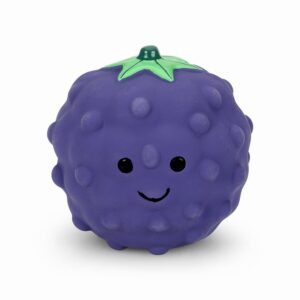 Foodie Faces Latex Blackberry Dog Toy