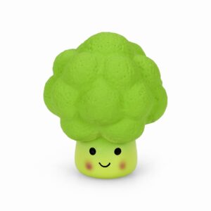 Foodie Faces Latex Broccoli Dog Toy