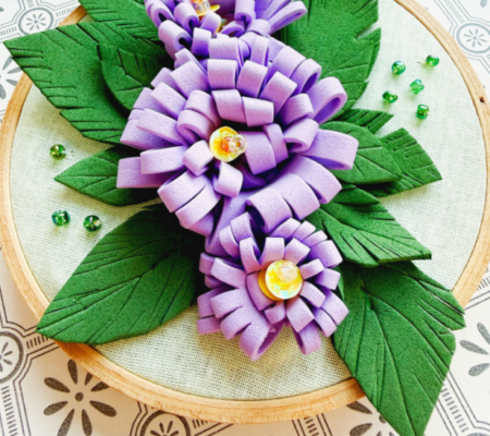3D Embellished Florals Workshop – with Textiles by Murron