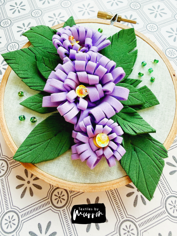 3D Embellished Florals Workshop – with Textiles by Murron