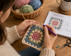 Crochet A Granny Square