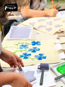 Print and stitch tote bag workshop – with Textiles by Murron
