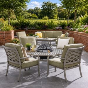 Buxton 4 Seat Round With Fire Pit
