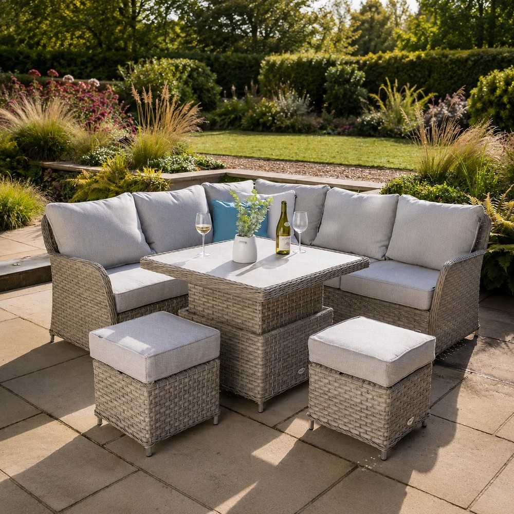 Eton Square Casual Dining Set (Adjustable Table)