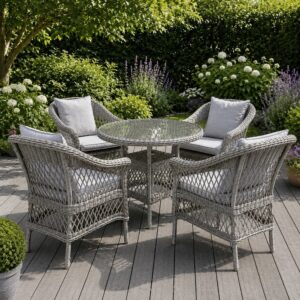 Serena 4 Seater Round Dining