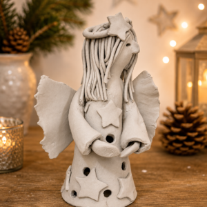 Christmas Angel made at the Clay Workshop