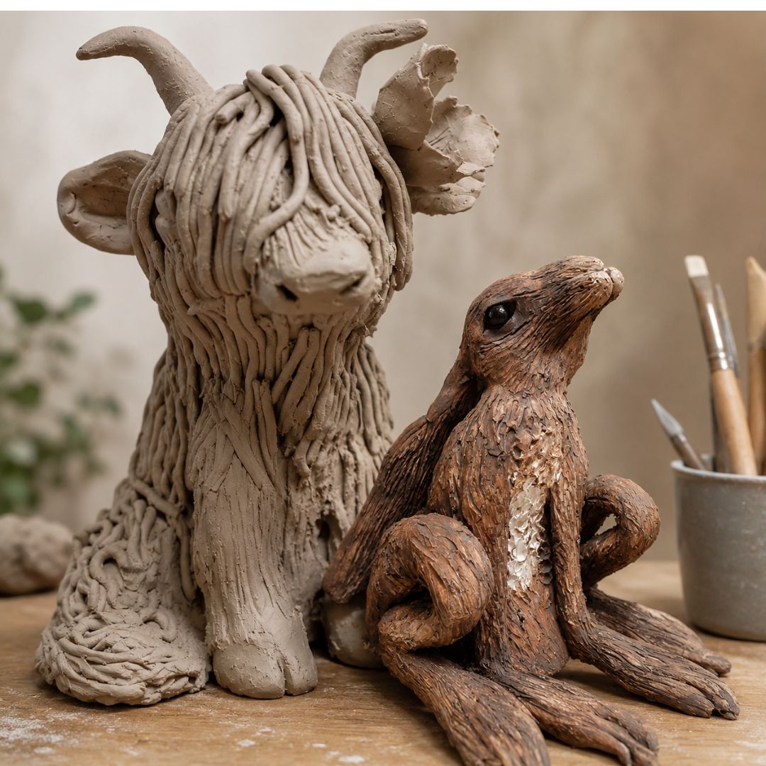 Clay Workshop – Sculpt A Hare or Cow