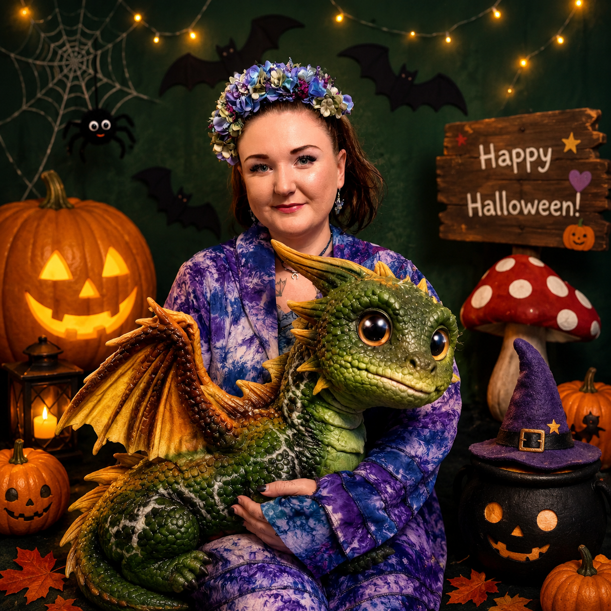 Baby Dragon Halloween Puppet Show