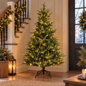 6ft Allison Pre-Lit Tree Artificial Christmas Tree
