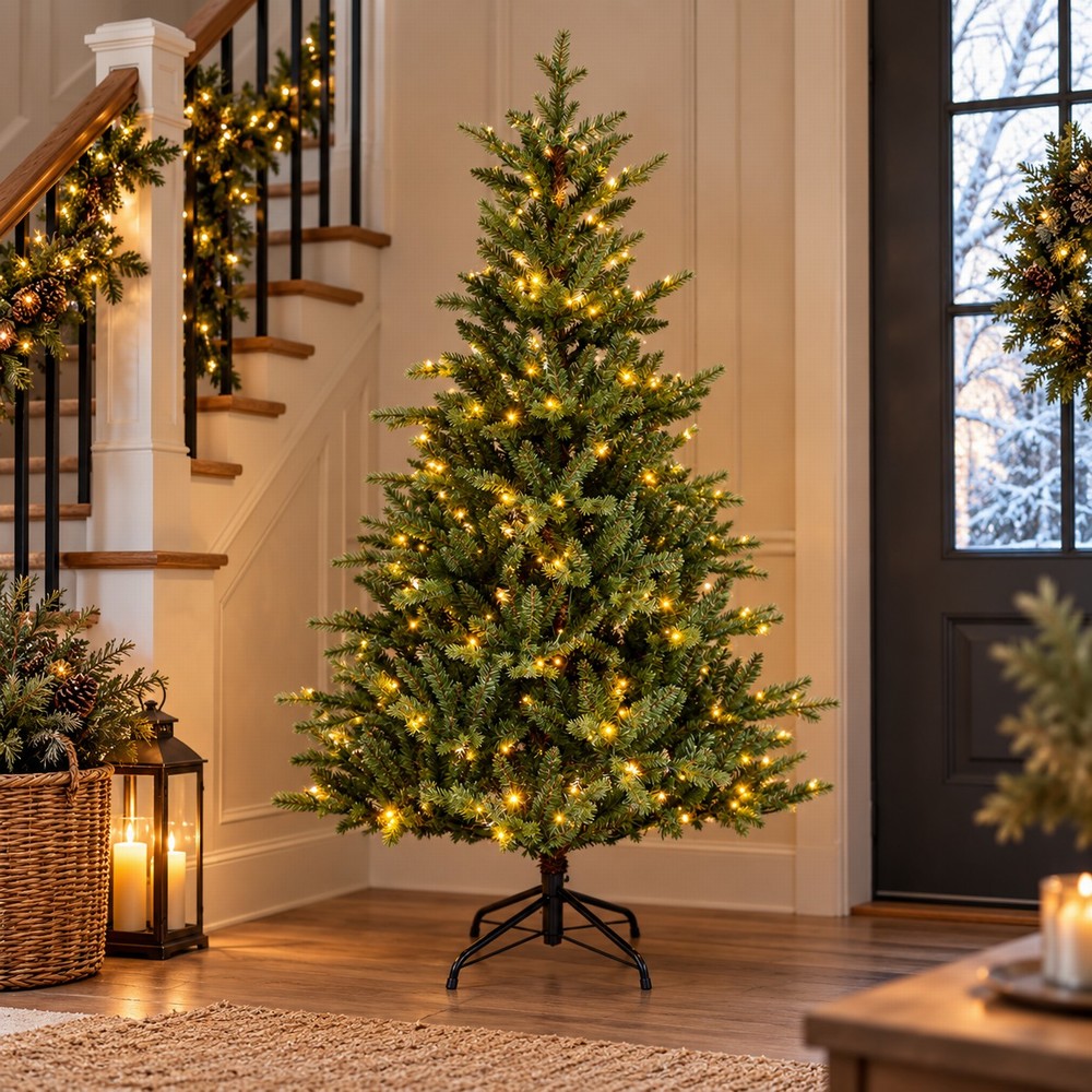 6ft Allison Pre-Lit Tree Artificial Christmas Tree