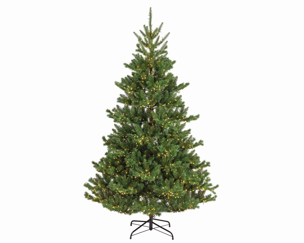 7ft Alba Fir Pre-Lit Artificial Christmas Tree