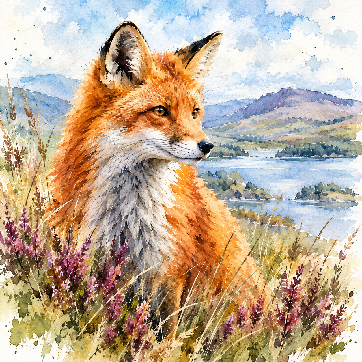 Wildlife In Watercolour